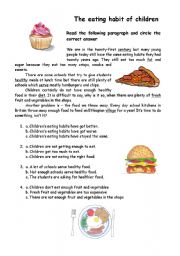 The eating habit of children