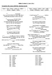 English worksheet: Make it mine