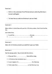 English Worksheet: Exercises for 