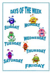 DAYS OF THE WEEK