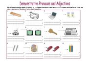 English Worksheet: Demonstrative Pronouns 1