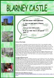 English Worksheet: Blarney Castle