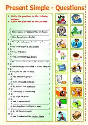 present simple - question formation (1/5)