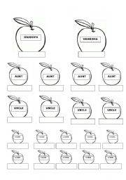 English Worksheet: Family Tree