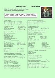 English Worksheet: Black Eyed Peas - I GOTTA FEELING