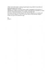 English Worksheet: Speculating 