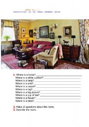 English Worksheet: Where is...?