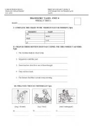 English worksheet: PAST SIMPLE