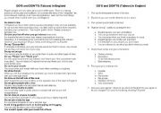 English Worksheet: Obligations