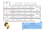 English Worksheet: Subject Object Questions Board Game