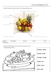 Food vocabulary 