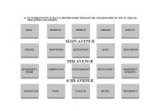 English worksheet: CITY MAP