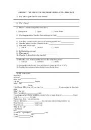 English Worksheet: Friends - The one with the prom video