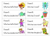 English Worksheet: I have ...... Numbers quiz 1
