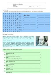 English Worksheet: Reading