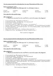 English Worksheet: Bon Jovis video Misunderstood