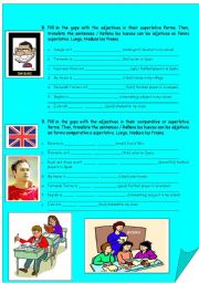 English Worksheet: COMPARATIVES 4 OF 5