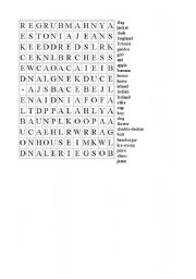 English Worksheet: wordsearch form 3