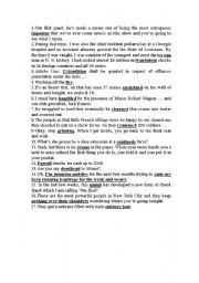 English worksheet: Catch me if you can