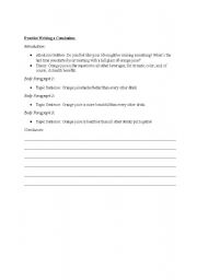 English Worksheet: Practice Writing an Essay Conclusion