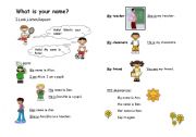 English Worksheet: What is your name?