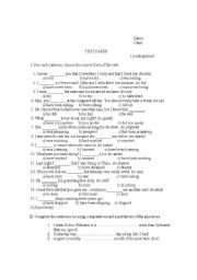 English Worksheet: initial