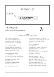 English worksheet: The beatles!