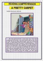 English Worksheet: READING COMPREHENSION - 