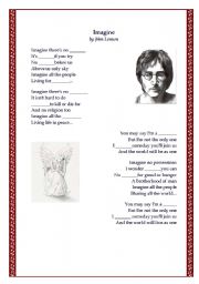 The world-famous song written by Lennon