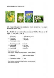 English Worksheet: LEMON TREE by Fool Garden