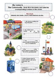 English Worksheet: The city II