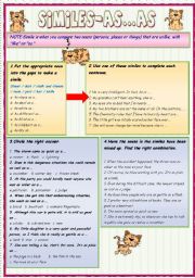 English Worksheet: Similes -As ...as 2 