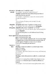 English worksheet: Common mistake