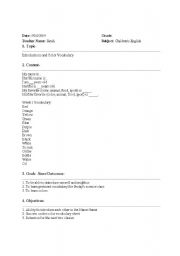 English Worksheet: Introductions