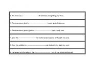 English Worksheet: The Highwayman Vocabulary
