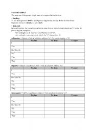 English Worksheet: Present Simple