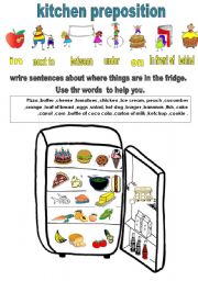 fridge preposition