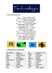 English Worksheet: technologic (song by the Daft punk)/ I pod advert