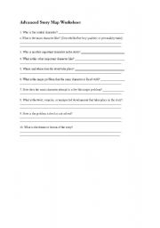 English Worksheet: Story comprehension questions