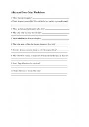 English Worksheet: Story comprehension questions