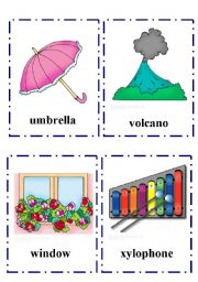 English Worksheet: My Alphabet Flash-cards part 2