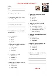 English Worksheet: Movie Activity - August Rush - Som do corao