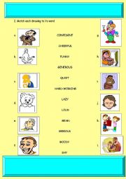 English Worksheet: PERSONALITY ADJECTIVES 2/4