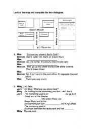 English Worksheet: Prepositions of place and movement