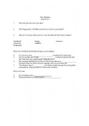 English Worksheet: 
