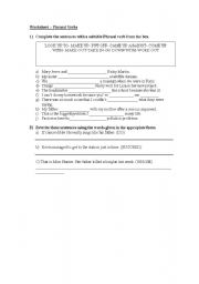 English Worksheet: PHRASAL VERBS