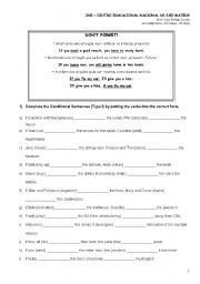 English Worksheet: IF