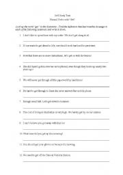 English Worksheet: Phrasal Verbs with 