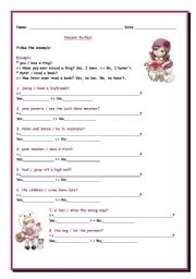 English Worksheet: Present Perfect - Exercise 2