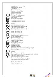 English worksheet: Song by Oceania 